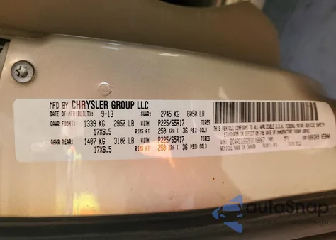 2014 Chrysler Town & Country Touring from USA, damaged, VIN 2C4RC1BG2ER149067